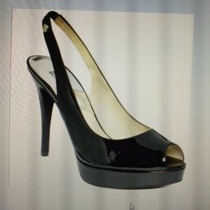 Michael Kors slingback heels , peep toe
